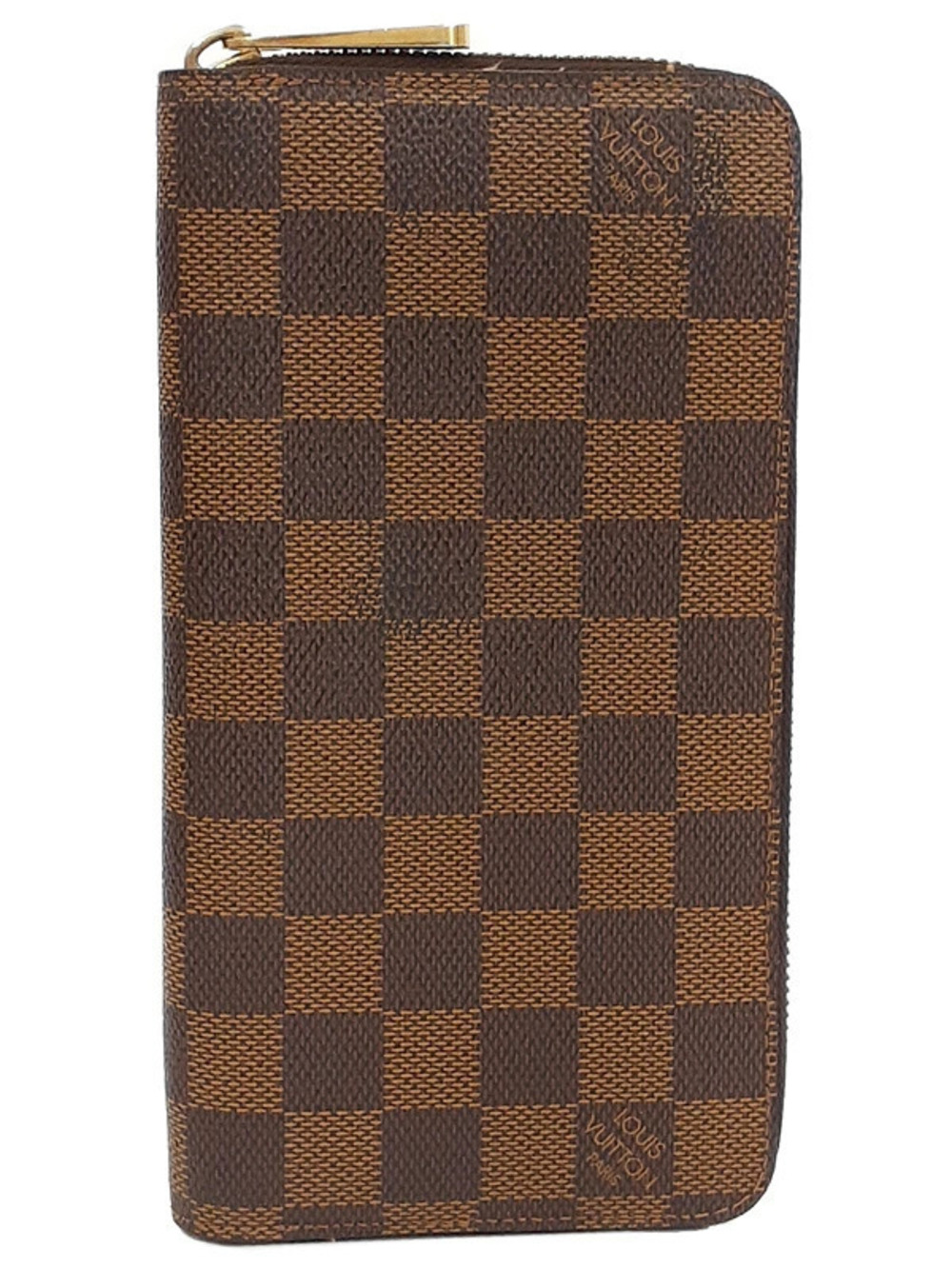 Louis Vuitton Damier Zippy Wallet Round Zipper Long
